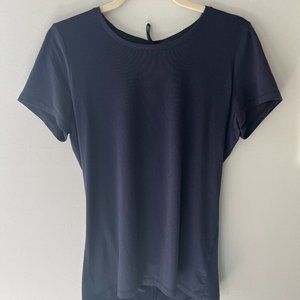 Small Athelta Encore Tee Dark Blue